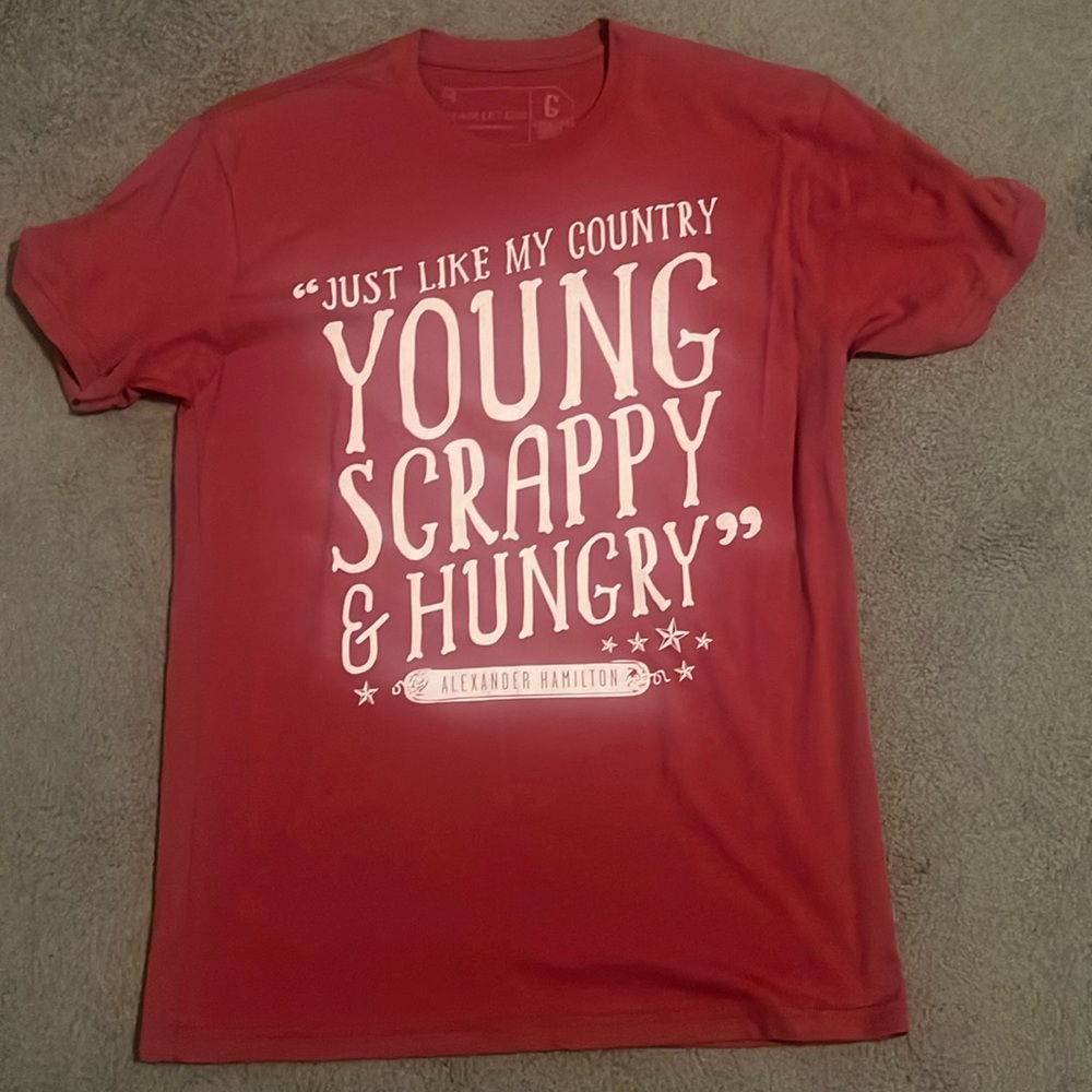 Hamilton the Musical T-Shirt - Authentic- Adult M